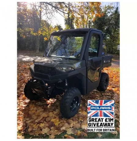 Polaris Ranger SP 570 Mid-Size Sage Green (EU) with Full Cab Kit & Heater Kit